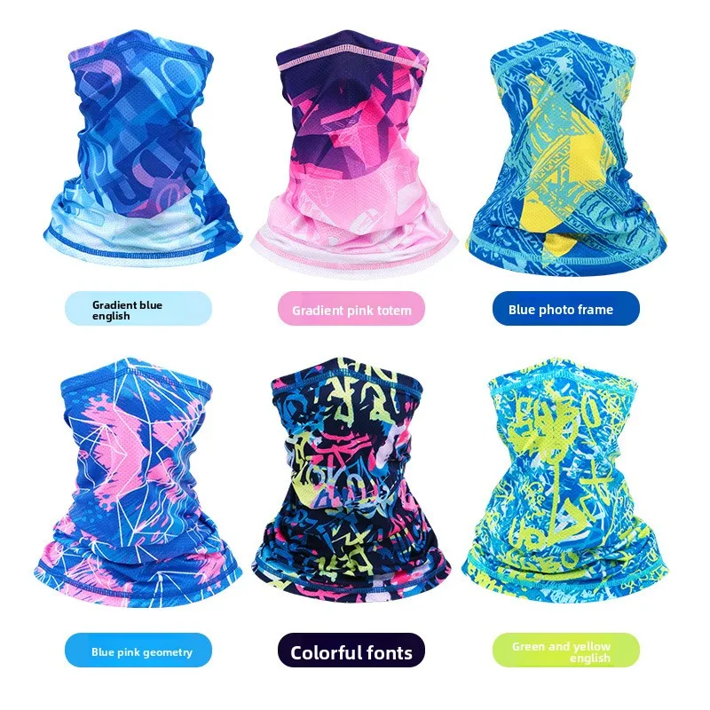 Men Women Multifunctional Breathable Cycling Face Mask Sunscreen Windproof Scarf Headscarf for Outdoor Sports Driving Fishing