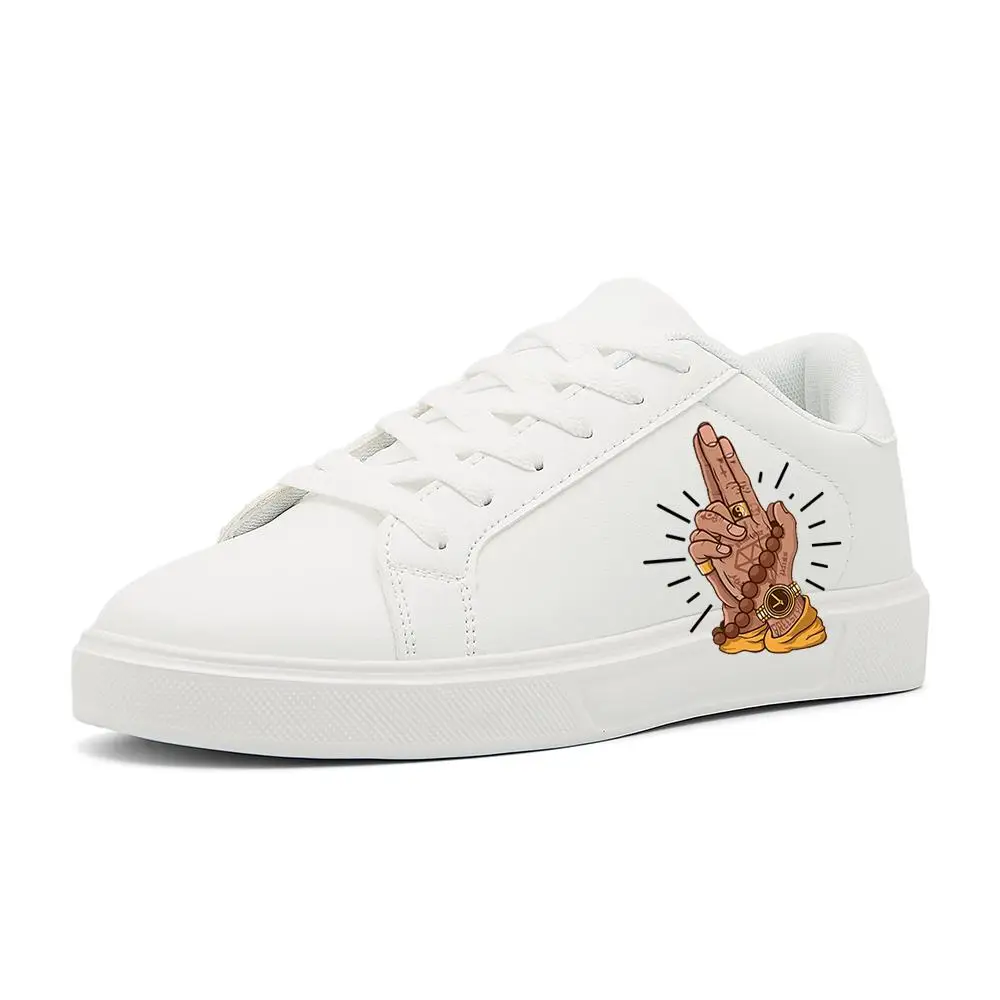 

White Canvas Sneakers for Men & Women: Versatile Minimalist – Soft Sole Wear-Resistant All Occasions