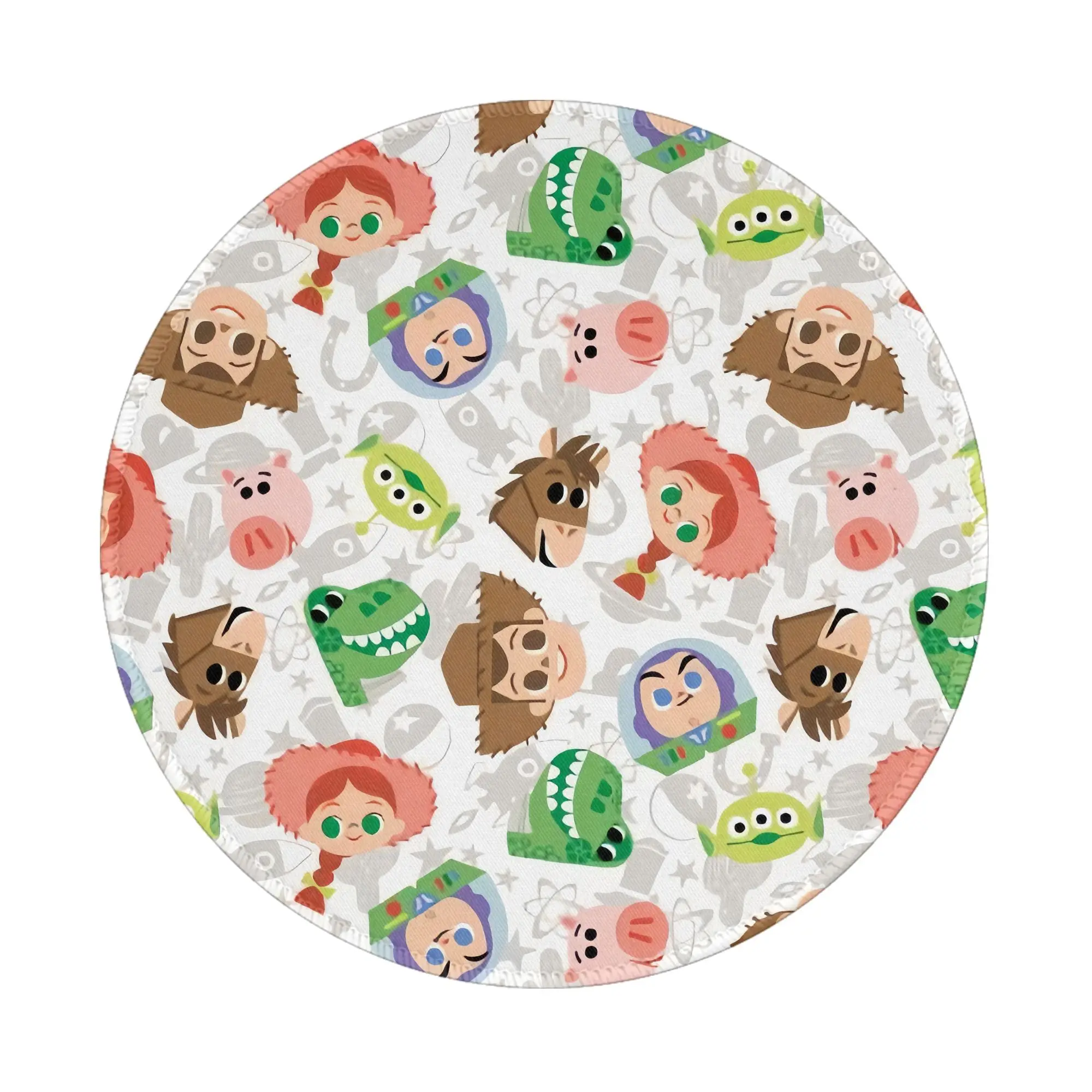 

Toy Story 8 дюймов круглый коврик для мыши настольный коврик коврик для мыши для ноутбука для офиса ПК компьютерная клавиатура нескользящий резиновый настольный коврик