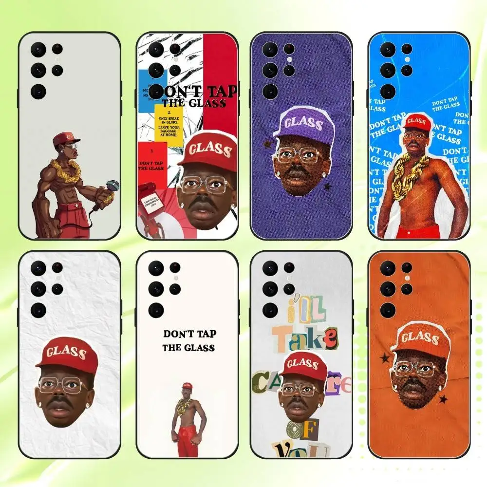 

Tyler The Creator Dont Tap The Glass Phone Case For Samsung S 25,24,23,22,30,21,10,9,Ultra,Plus,Lite,FE,4,5G Black Soft Case