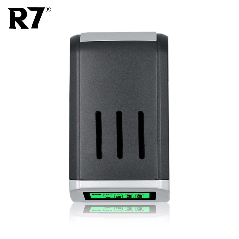 

R7 LCD Display Smart Intelligent Battery Charger with 4-Slot for 1.2V AA/AAA Ni-MH Ni-CD Rechargeable Batteries aa aaa Charger