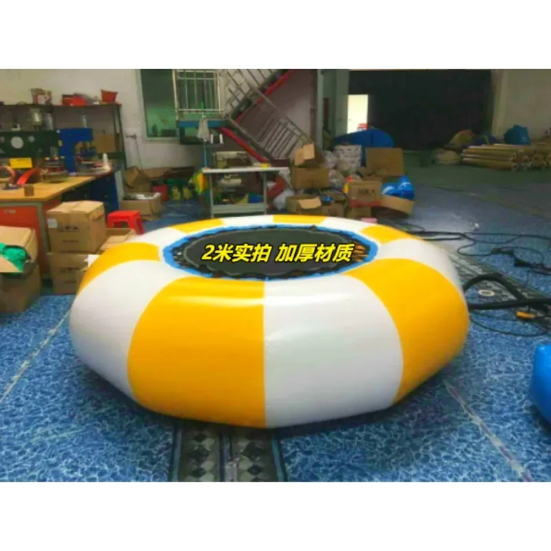 Trampoline slide large inflatable water park children's water toys