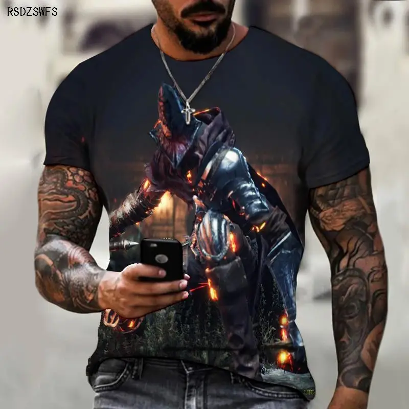 Combat Rush, Mutant, 3D Printed Men's Shirt, Round Neck Design, Comfortable Fabric, Super Loose Version, Super Large Size 5XL