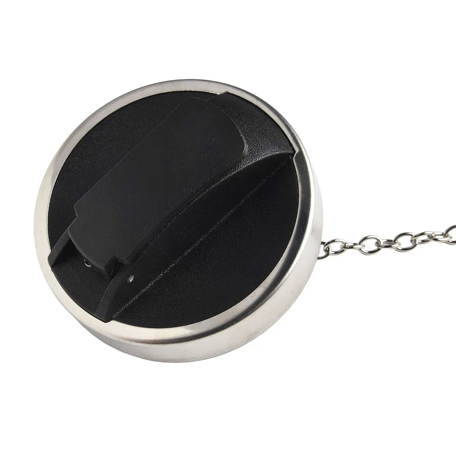 Cap With Keys Fuel Tank Cap ABS Plastic Construction Chain Attachment Includes Two Keys Long-lasting Use Refueling Convenience