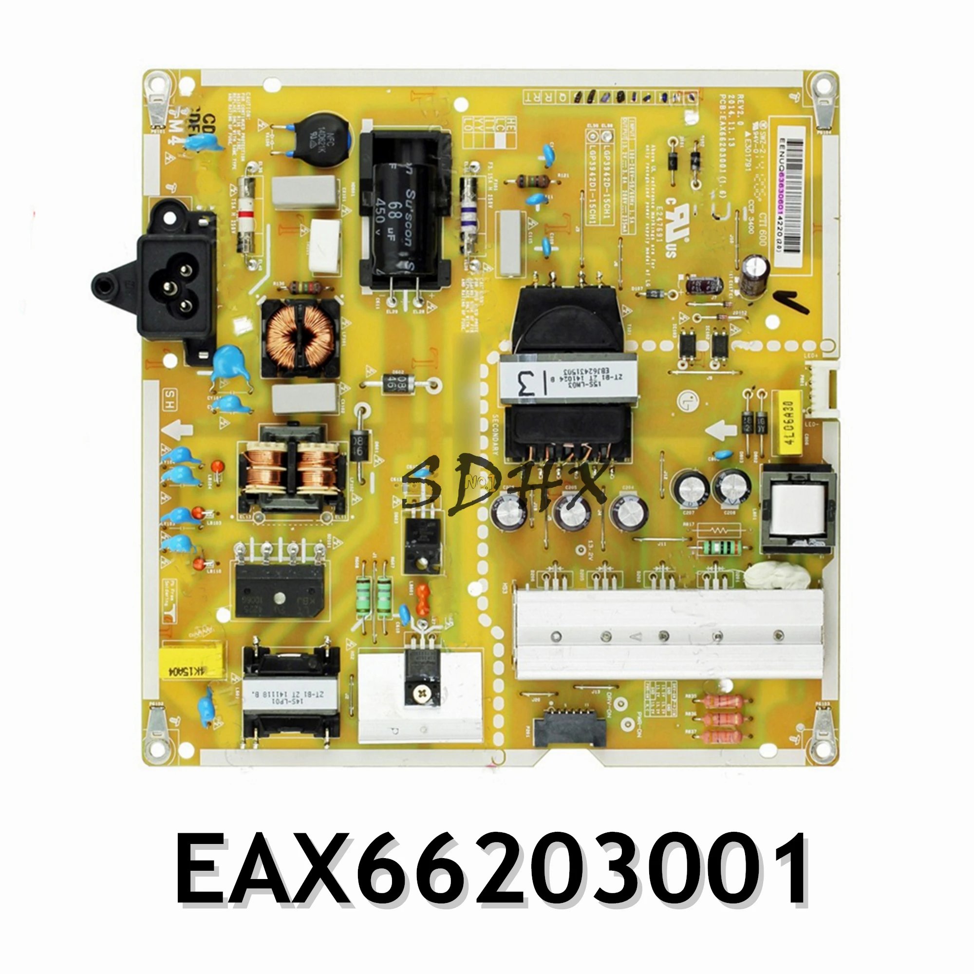 TV Power Supply Board EAX66203001 EAY63630601 LGP3942D-15CH1 for 42LF6200 42LF6400 42LF6500 42LF6450 42LX330C 42LX330H  42LX530H