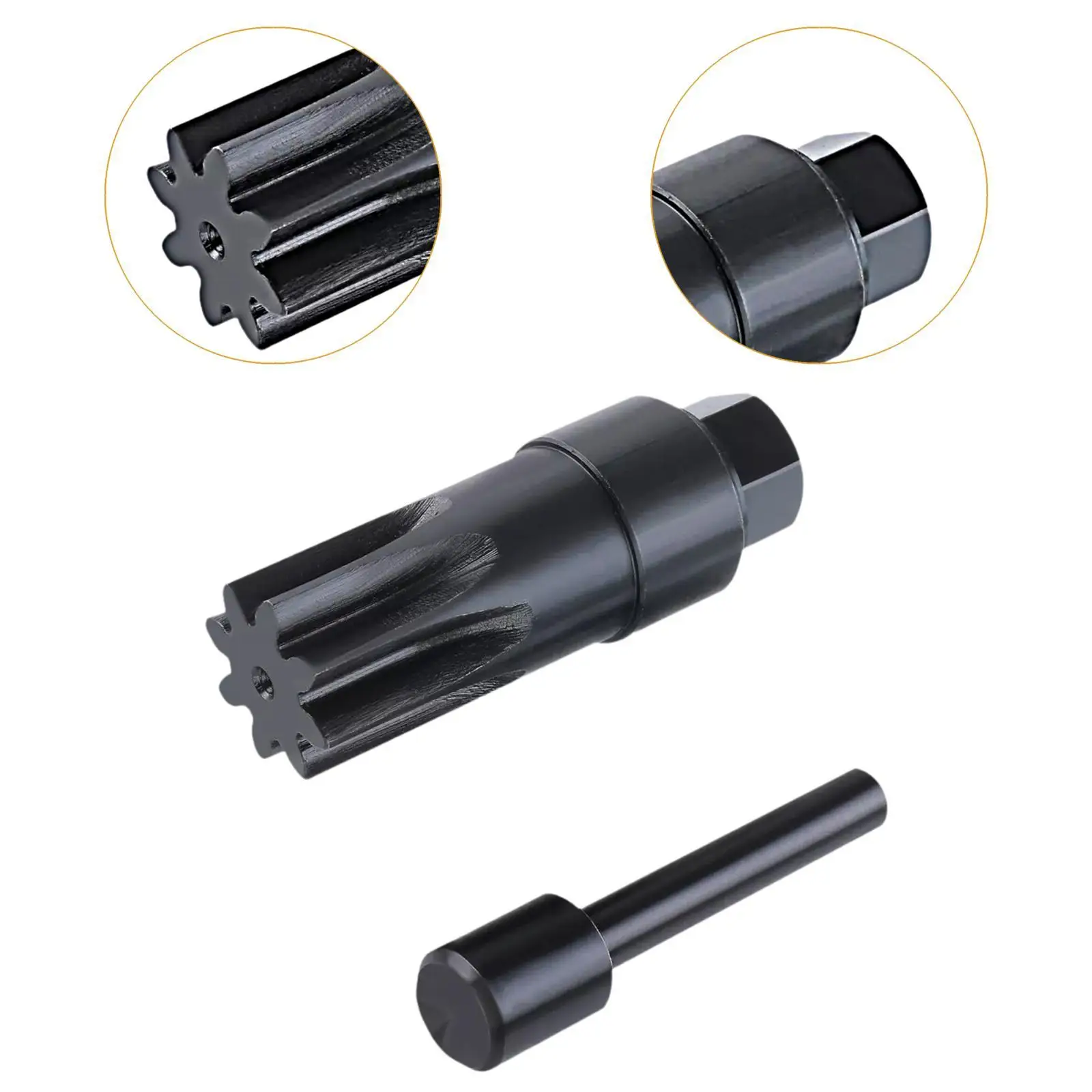 Precyzyjny zestaw narzędzi do ustawiania rozrządu silnika z metalowymi kołkami do John Deere 6414, profesjonalne części zamienne