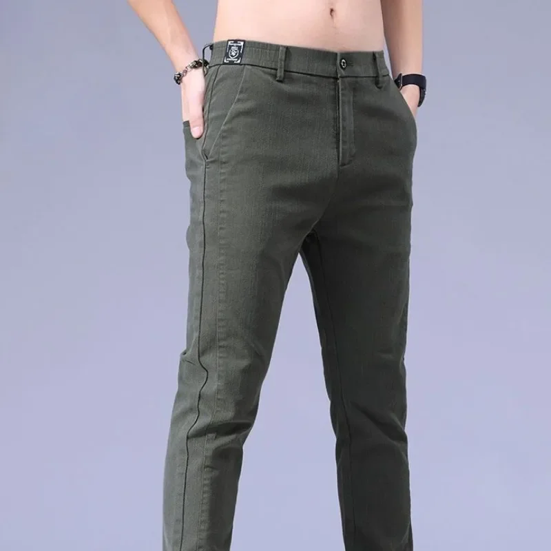 

Pocket Male Trousers Baggy Loose Men's Casual Pants Cotton Aesthetic Vintage Big Size Classic Low Price Stylish Fashion 2024 Y2k