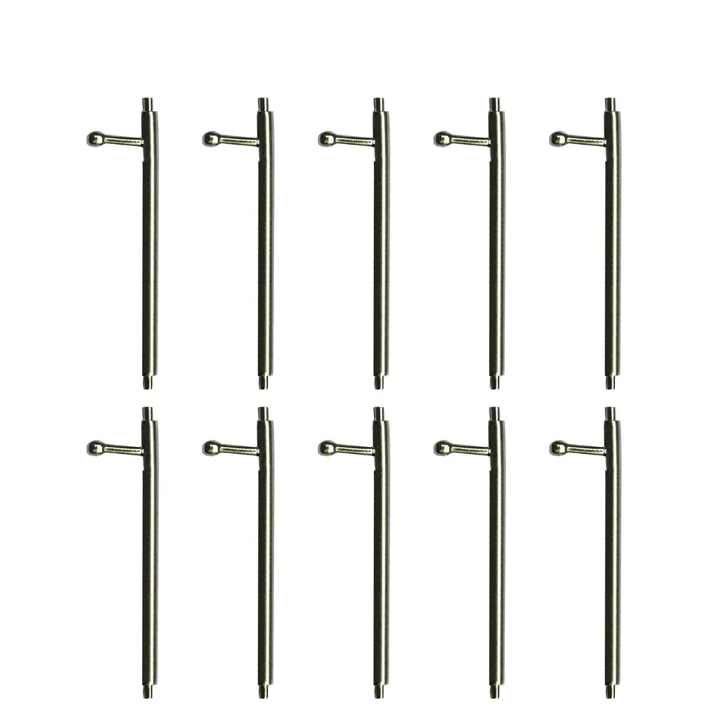 10Pcs Quick Release Spring Bars Watch Band Replacement Pins Diameter 1.5mm Slide Lever Insert Remove Watch Strap
