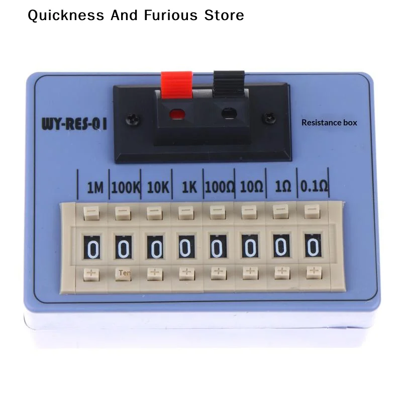 【TO】WY-RES-01 Resistance Box Pocket Resistance Box, Dial Programming Resistance Box For Electrical Equipment Tool Accessory
