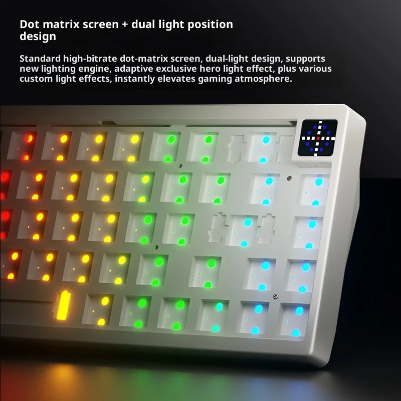 Pmo Gl68 Magnetic Switch Keyboard Gaming Wired Desktop PC Dual-core Driver 8K  68 Keys ARGB New 2026 model Hot-swapple Gasket