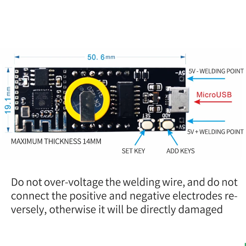 Kit de module d\'horloge électronique à tube numérique LED, synchronisation automatique, USB, 5V, réseau, WiFi, fierté, auto-éclairage