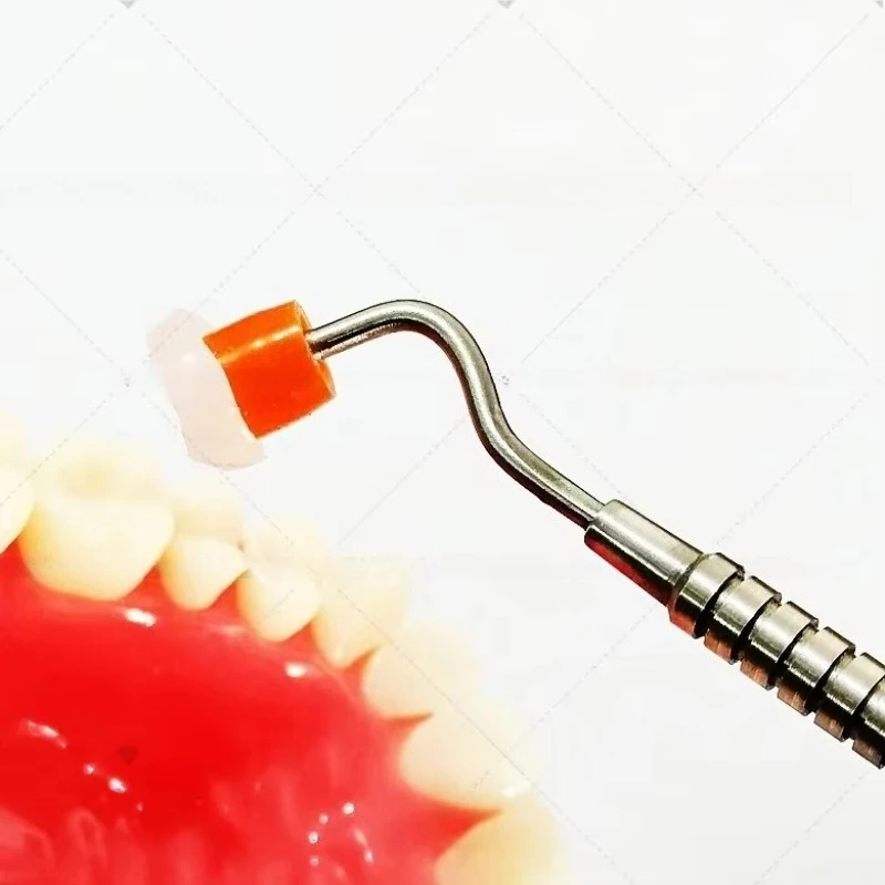 1pcs Lab Teeth Printing Mould Set Aesthetics Printing Mold Kit Metal Handle with 8pcs Mold for Posterior Lab Trimmer Spatulas.