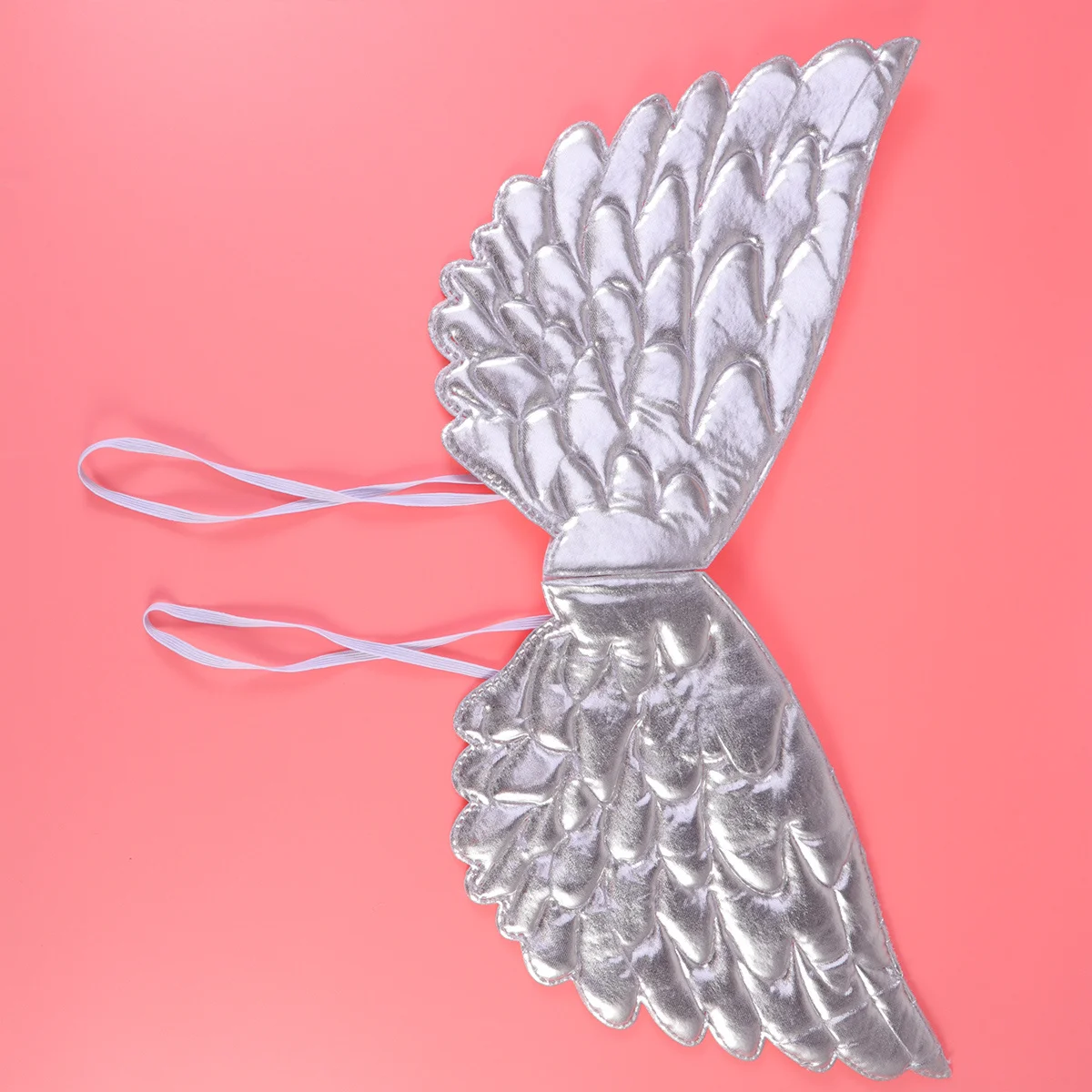 1 Uds. De alas de Ángel plateadas, Material duradero, conjunto de vestir para niños, diseño llamativo para fiestas, bodas, cumpleaños, Navidad