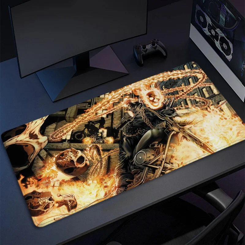 Seton-Tapis de souris pour ordinateur de bureau, tapis de souris, tapis de bureau Anime, grands modules, accessoires informatiques Gamer, Deskvirus, polymères de jeu, média