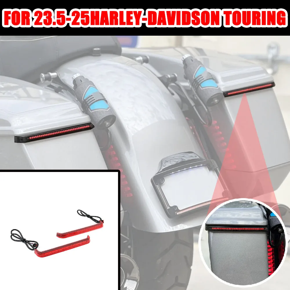 

NewFor Harley CVO Street Glide Road Glide ST 2023 2025 Motorcycle Accessory LED Brake Light Turn Signal Pilot Lamp Brake Light