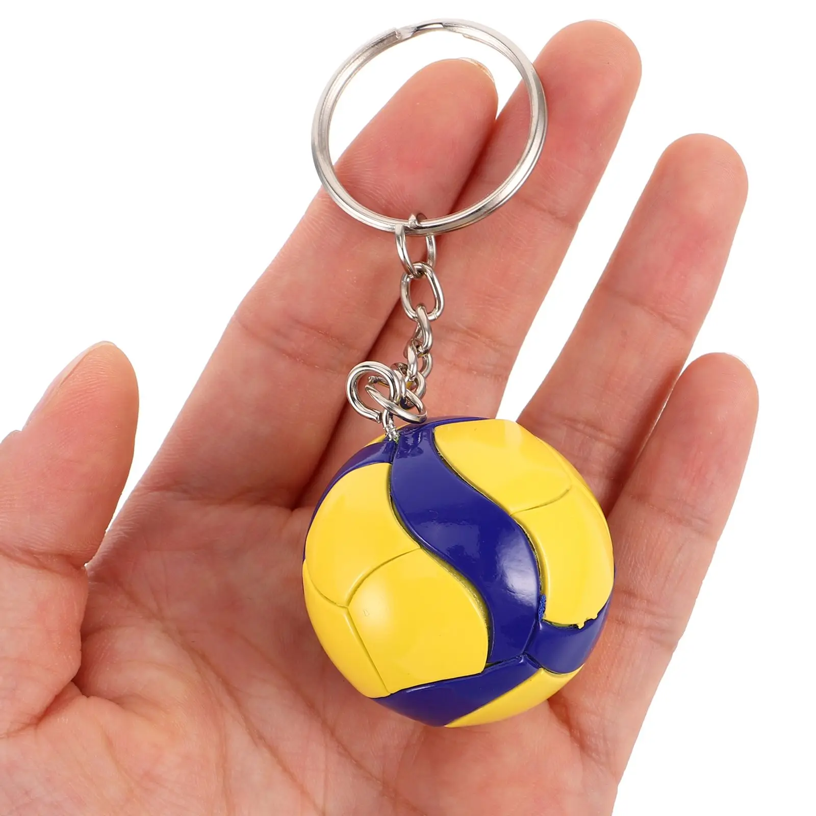

Volleyball Keychains Mini Beads Durable Hard PVC Sports Accessories Personalized Gifts Custom Design Trendy Bag Tag ornaments