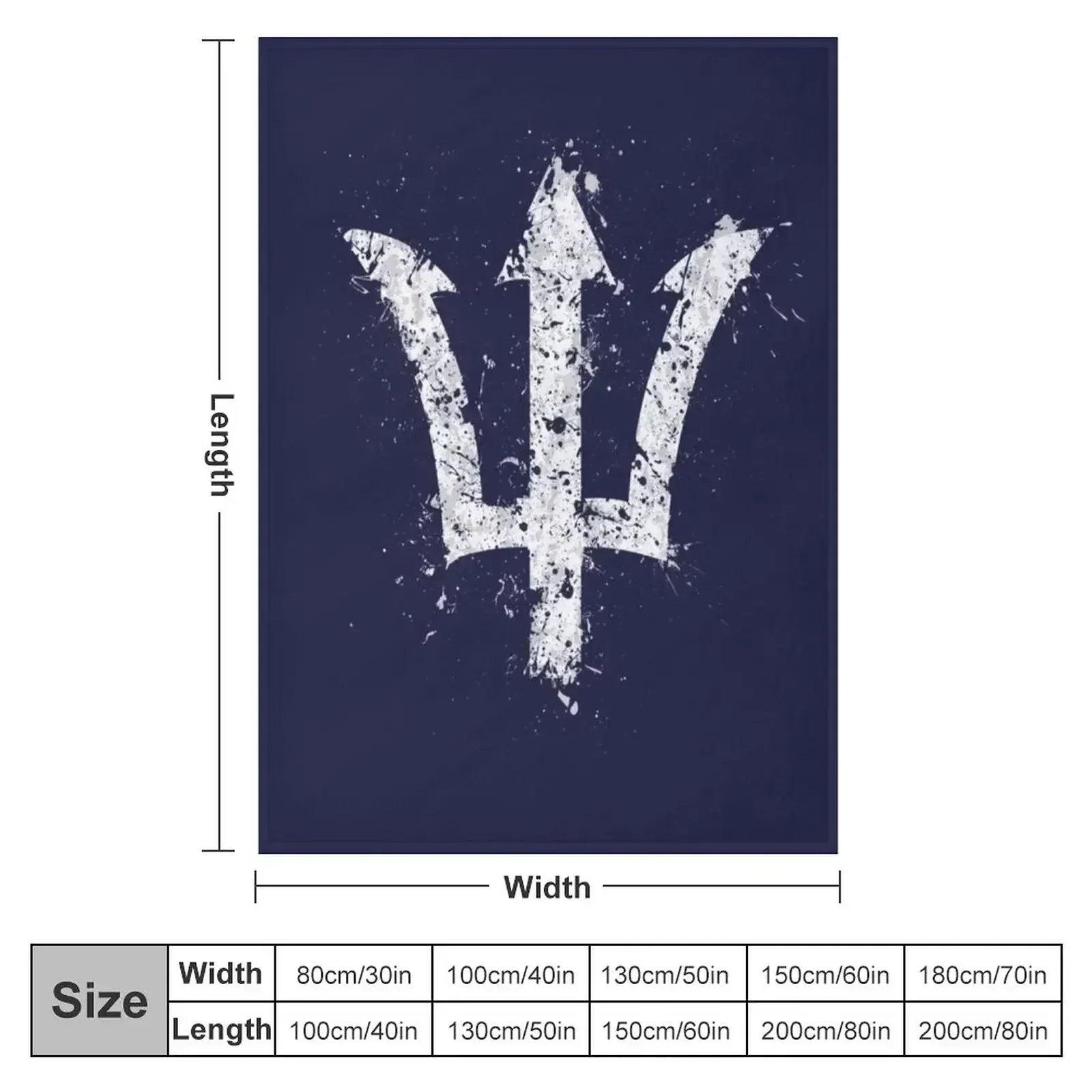 Percy JacksonTrident Throw Blanket Thins Designers warm winter Soft Blankets