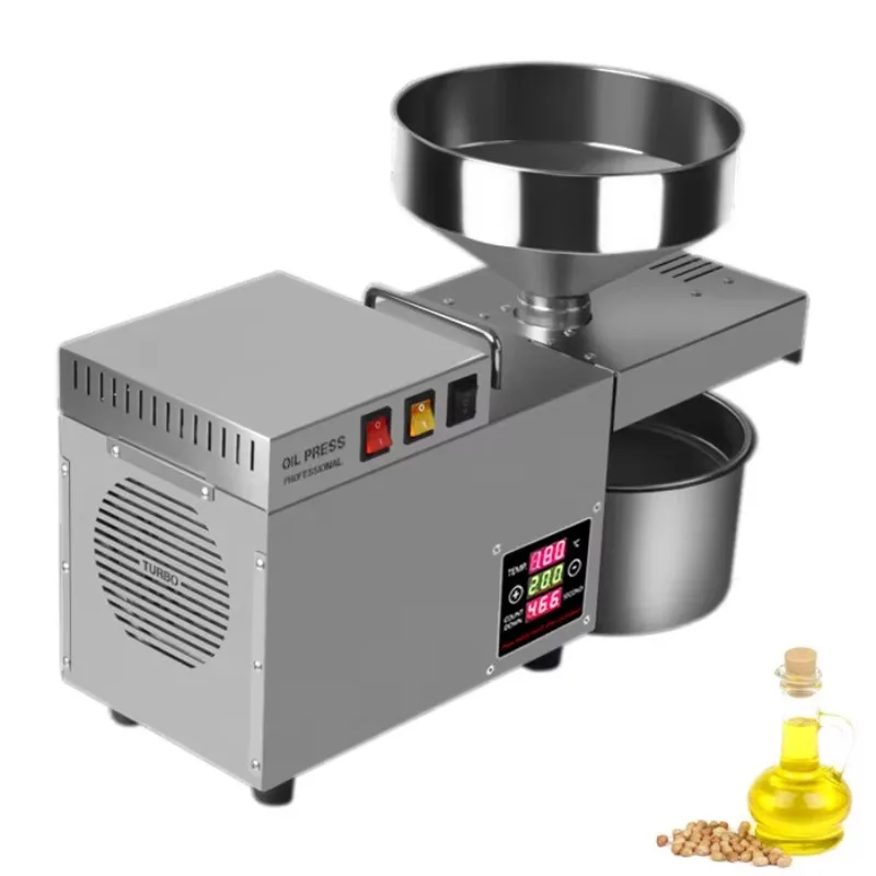 

Best Price Full Automatic Stainless Steel Peanut Oil Pressers 13KG/H Cooking Oil Pressing Machine