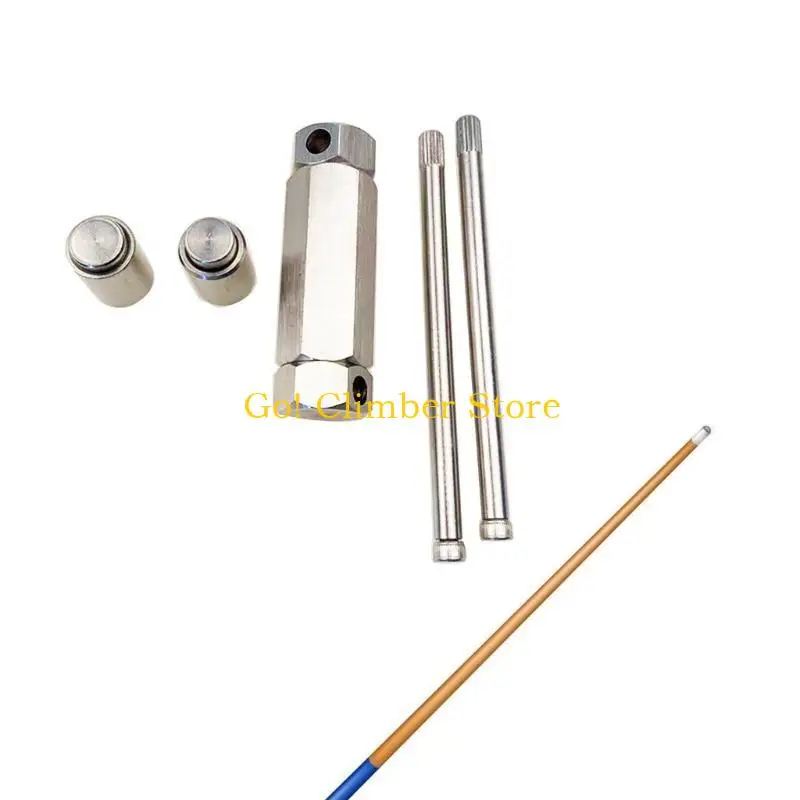 

Q84C Billiard Cues Tip Shaper, Steel Snooker Stick Tip Compressor, Billiard Tip Maintenance Tool and Snooker Cues Accessories