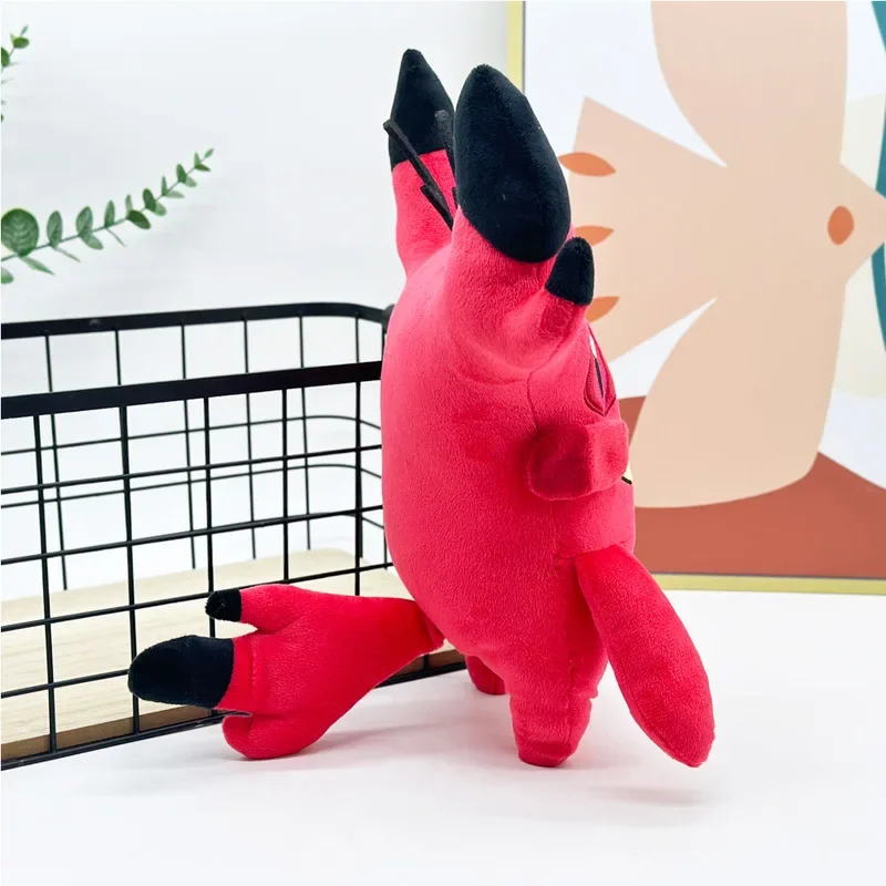 EE01 30 CM Gatto Maledetto Alastor Cosplay Peluche Cartoon Hotel Fantasy Puntelli Regali Di Compleanno Di Natale Costume Della Mascotte Halloween 0Ww