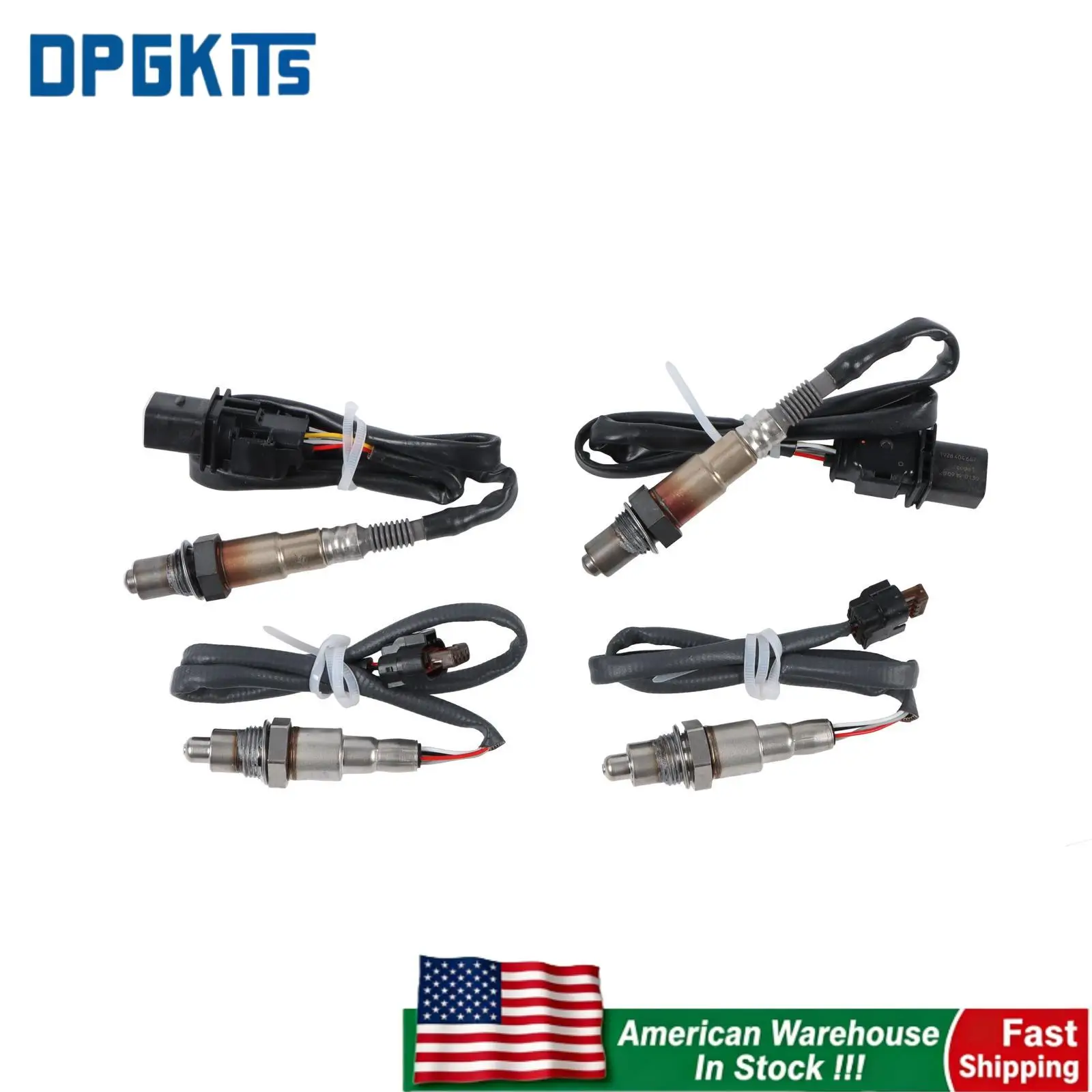 

DPGKITS 4 шт. датчик кислорода DS7A-9G444-CB DS7Z-9G444-A для Ford F-150 V6 2015-2016 гг., только подходит для турбо-верхнего + нижнего