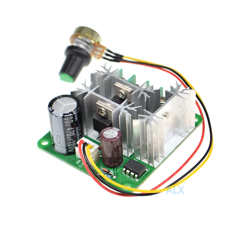 6V-90V 12V 24V 48V 15A pulse width PWM DC MOTOR SPEED Regulator Governor speed CONTROLLER SWITCH Adjustable module PLC