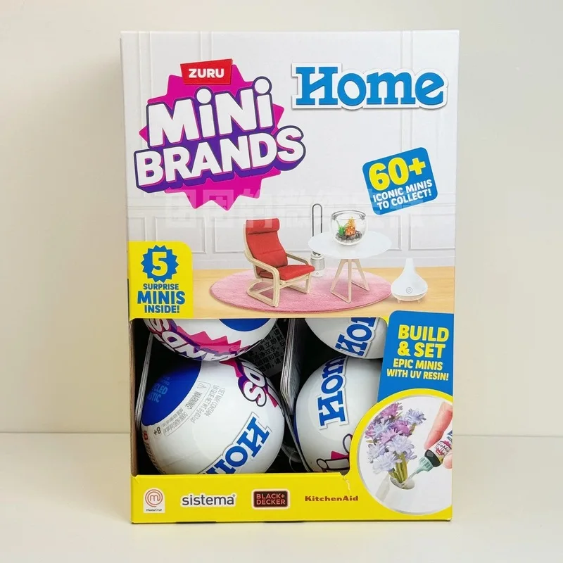 주루 미니 브랜드 홈 볼 서프라이즈 볼 홈 캐비닛 전동 드릴 모델 장식 장난감 어린이 휴일 생일 선물