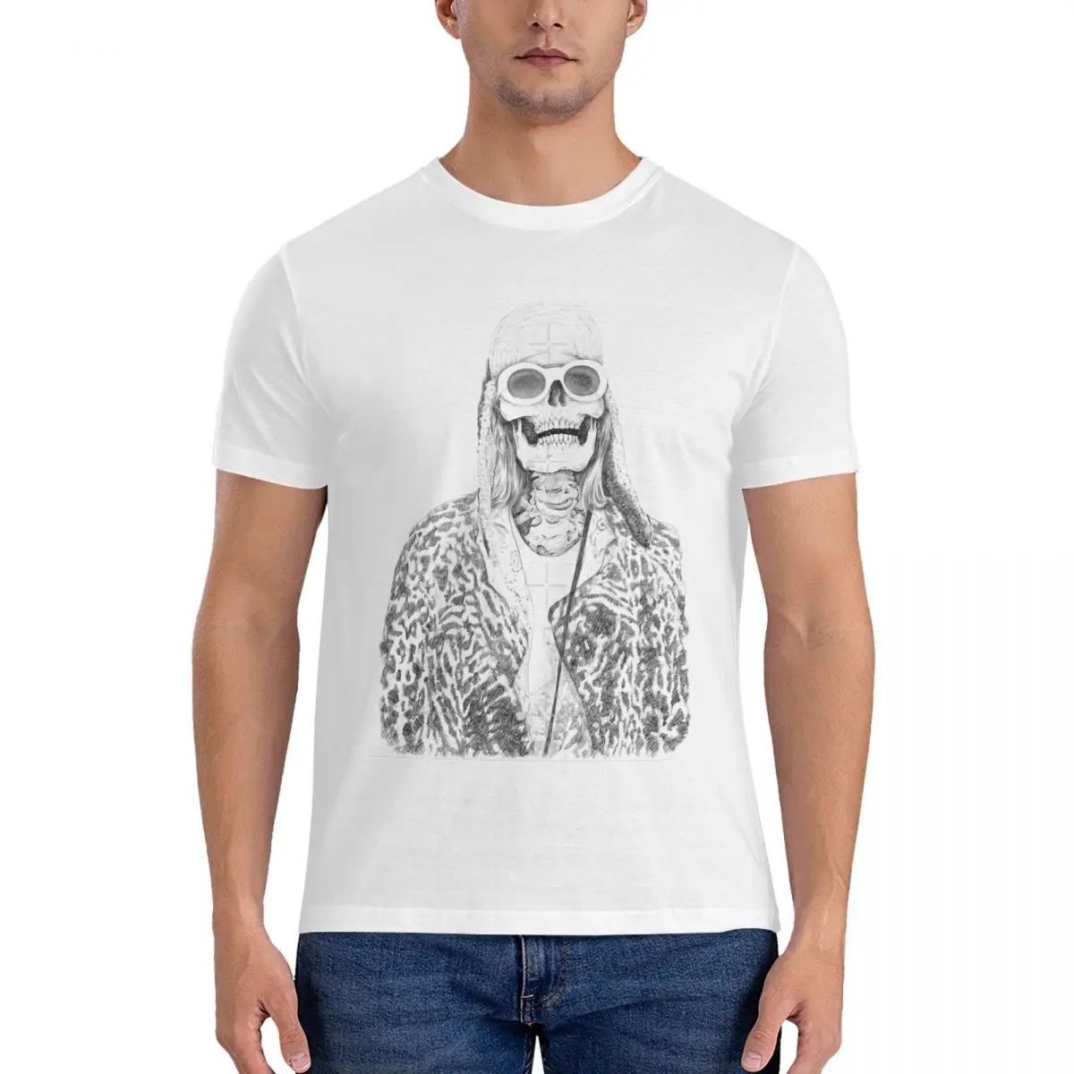 Cool Dead Famous Kurt Premium T-Shirt for Men O Neck Cotton T Shirts Cobain Short Sleeve Tees New Arrival official-website TOPS