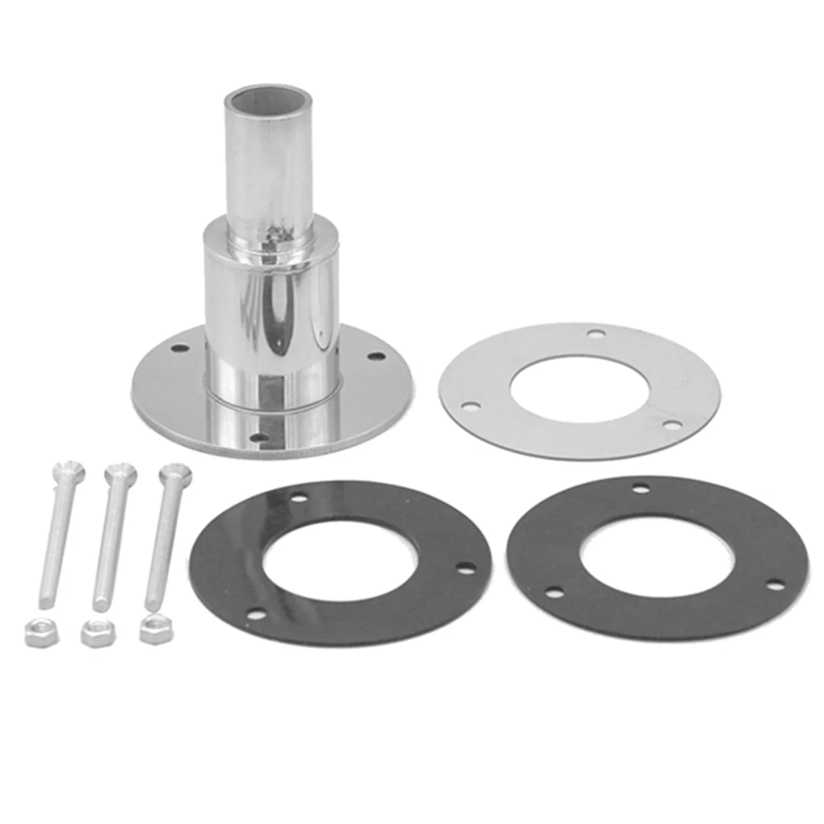 

Stainless Steel Thru Hull Exhaust Fittings for 24Mm Tube Pipe Socket Hardware,For Parking Heaters Truck Boat Straight