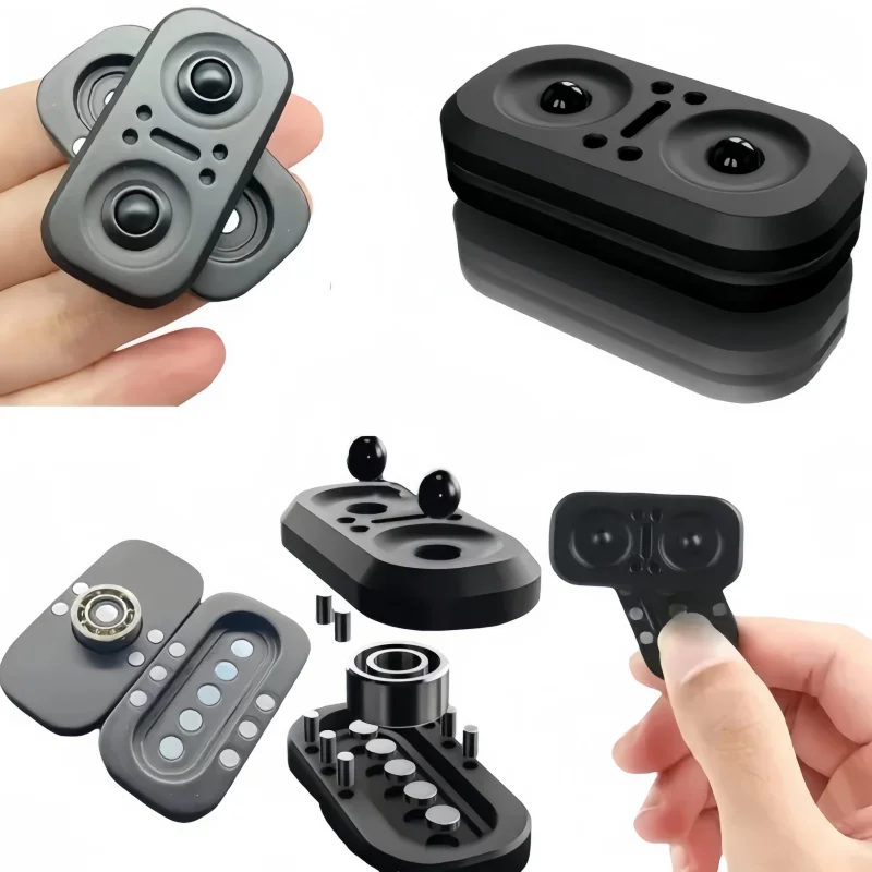 Nieuwste Uil Fidget Spinner Magnetische Push Slider Hand Spinner Metalen EDC Bureau Speelgoed voor Kantoorgebruik Geschikt voor Volwassenen En Kinderen