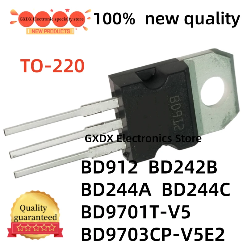 10-20-30Uds 100% new BD242B BD244A BD244C BD912 BD9701T-V5 TO220 BD9701T BD9703CP-V5E2 BD9703CP TO-220