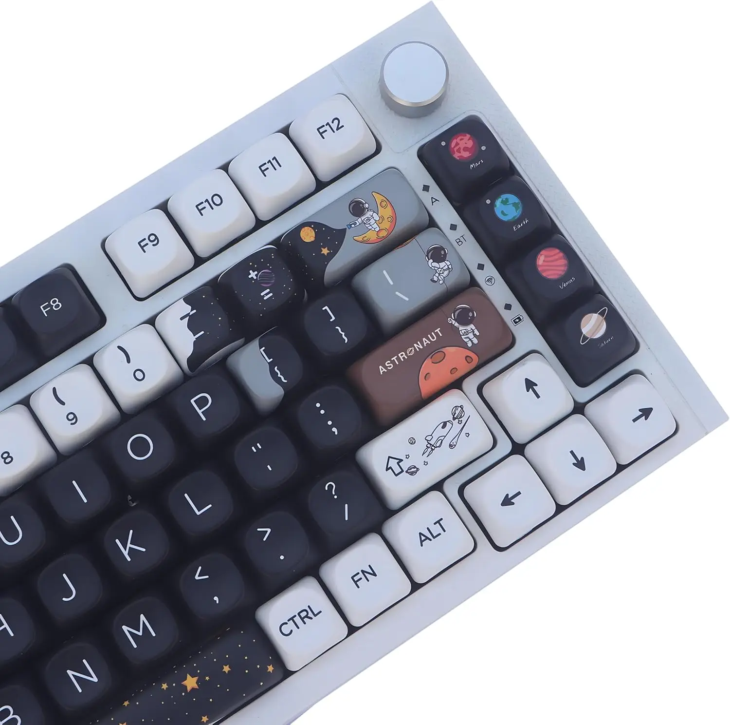 

Astronaut key cap MOA Altitude PBT five face thermal sublimation forerunner step from magnetic axis wooting F99 F87