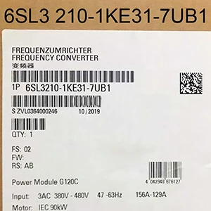 6SL3210-1KE31-7UB1 Power Module Inverter 6SL3 210-1KE31-7UB1