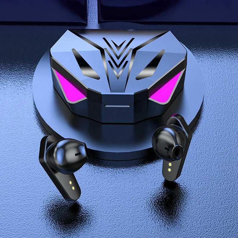 Casque de jeu Bluetooth X15, casque de jeu E-Sports, affichage numérique, faible latence, faible consommation d'énergie