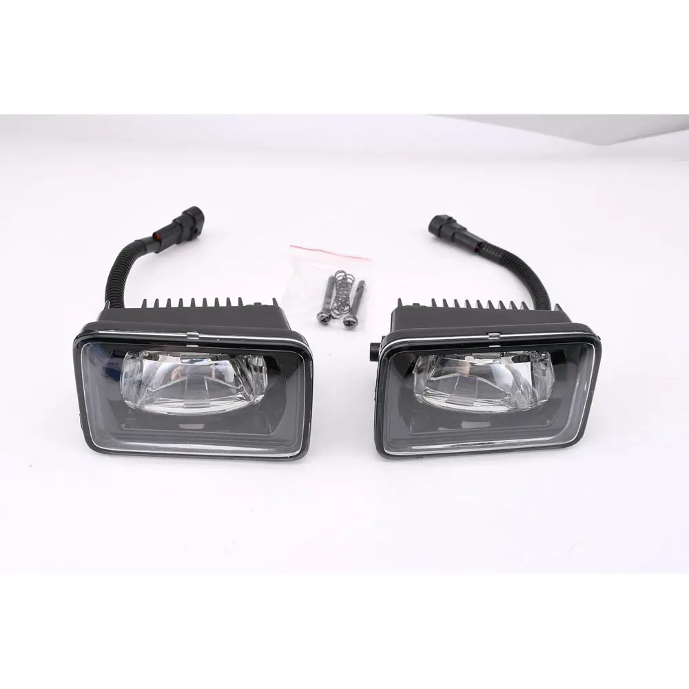 مصابيح ضباب LED بيضاء مطورة 6000K لسيارة Ford F150/F250/F350 2015-2020، مجموعة استبدال التوصيل والتشغيل، عبوتان #3