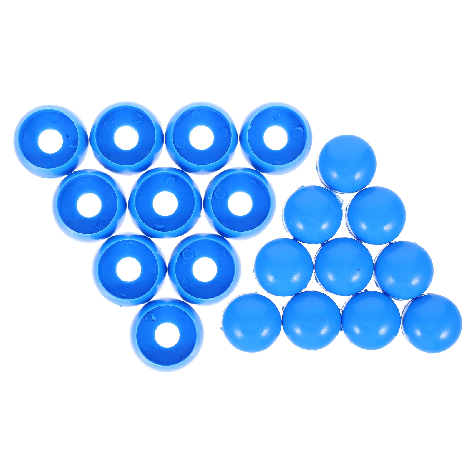 

10 Pcs Slide Cap Cover Plastic for Nut Jacket with Hat Playground Parts Supplies Screw Bolt Caps Protection Man