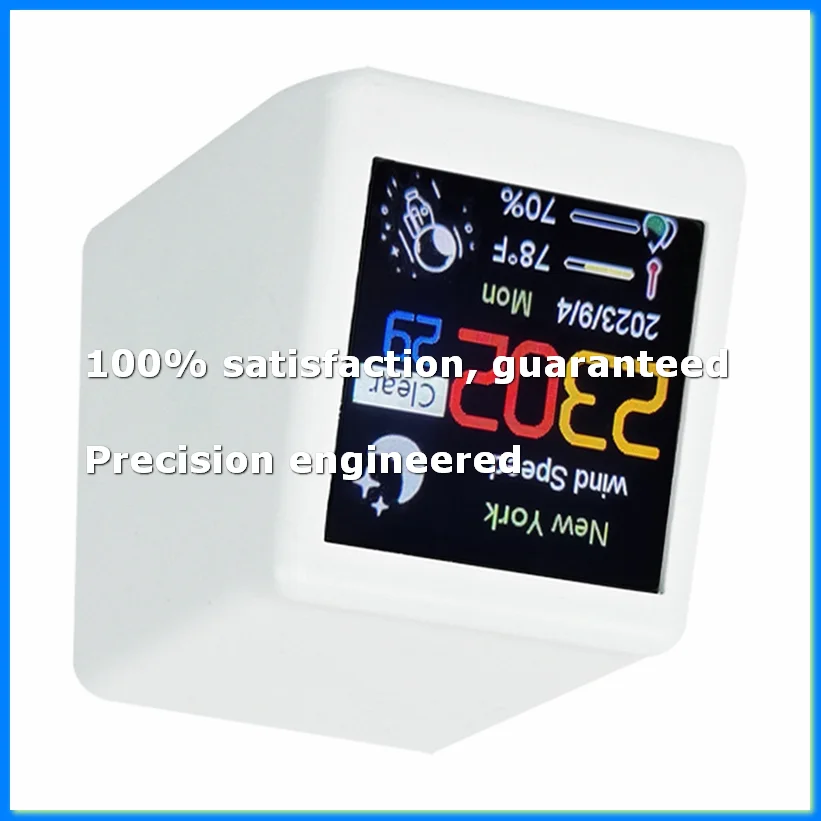 Smart WIFI Weather Station Clock DIY Cute GIF Animations Desktop Decoration Electronic Album Function MINI Clock B-A31R