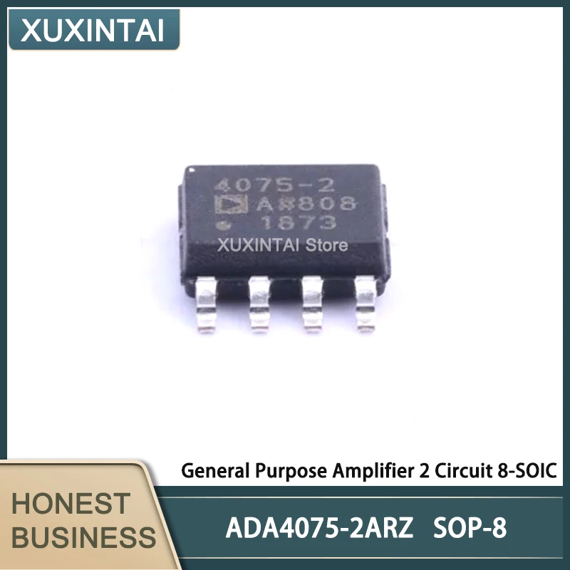 20Pcs/Lot New Original   ADA4075-2ARZ ADA4075 General Purpose Amplifier 2 Circuit 8-SOIC