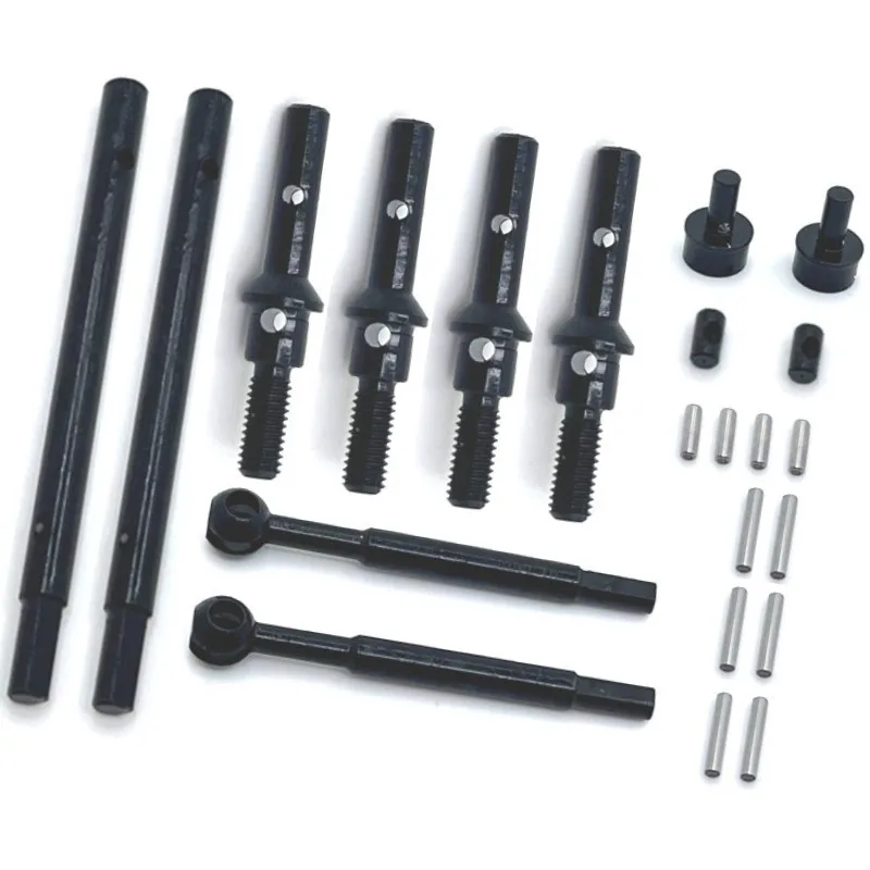RC Car Parts Metal Upgrade Front And Rear Axle Parts Fit For FMS 1/24 FCX24 XQ FCX18 Crusher Chevrolet K5 RC Car Accessories