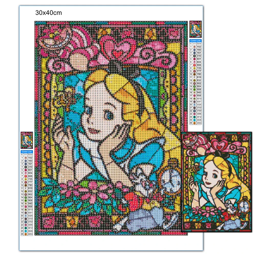 Disney Stitch 5D Diamond Painting Disney Cartoon Character Full Diamond Embroidery Diy Mosaic Art Embroidery for Home Decoration