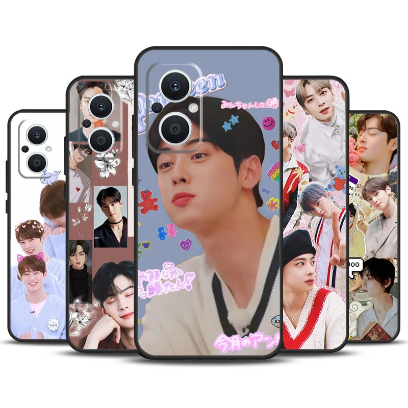 Cha Eun Woo TV True Beauty Kpop Case For OPPO Reno 10 8 Pro 4Z 5Z 4 5 6 7 Lite 8T OPPO Find X5 Lite X6 Pro X3 X2 Neo Cover