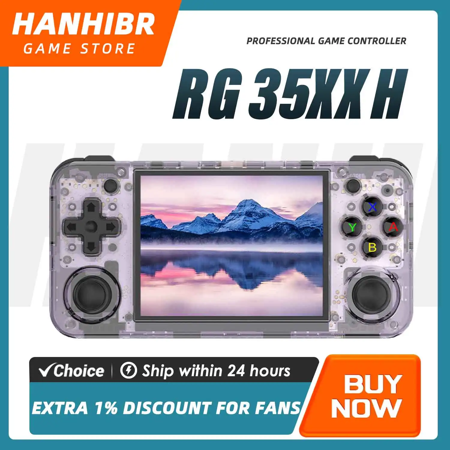 ANBERNIC RG35XX H Horizontal Retro Gaming Console 3.5