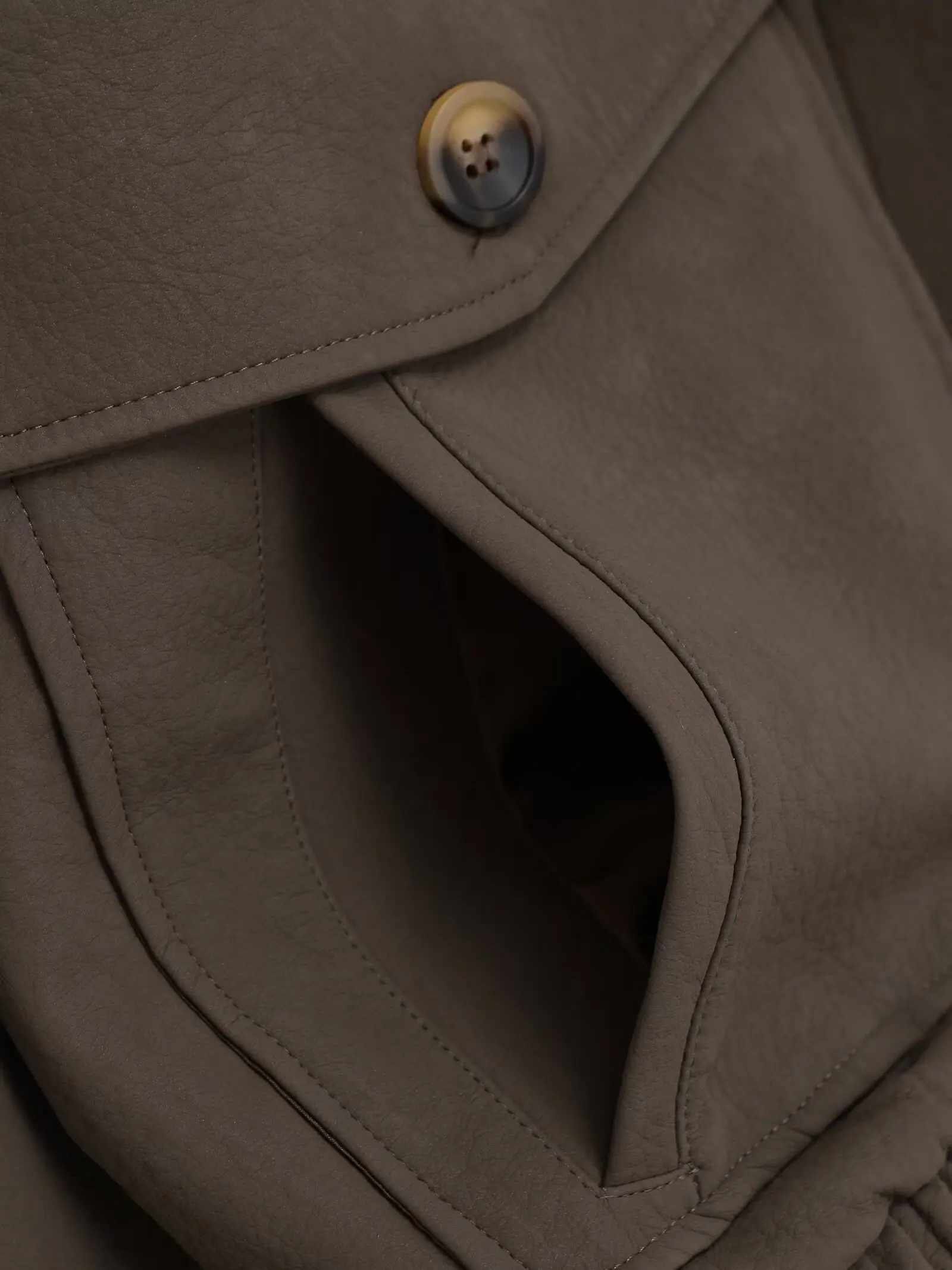 New Fashion Women's Winter Suede Jacket Casual Fashion Jacket Fashion Thick Long Sleeve Zipper Oversized Jacket Detachable Jacke