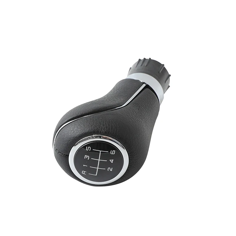 6 Speed Manual Gear Shift Knob Leather Shifter Head For Mercedes Benz C E Class W204 W212 GLK X204 Car Interior Replacement