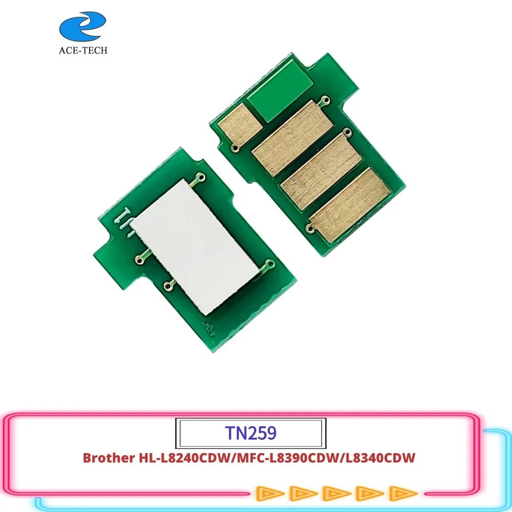 

Тонер-чип совместимый с TN259 для родительских фотографий, цвет K/C/M/Y 4,5 k 4k, Лидер продаж, новинка