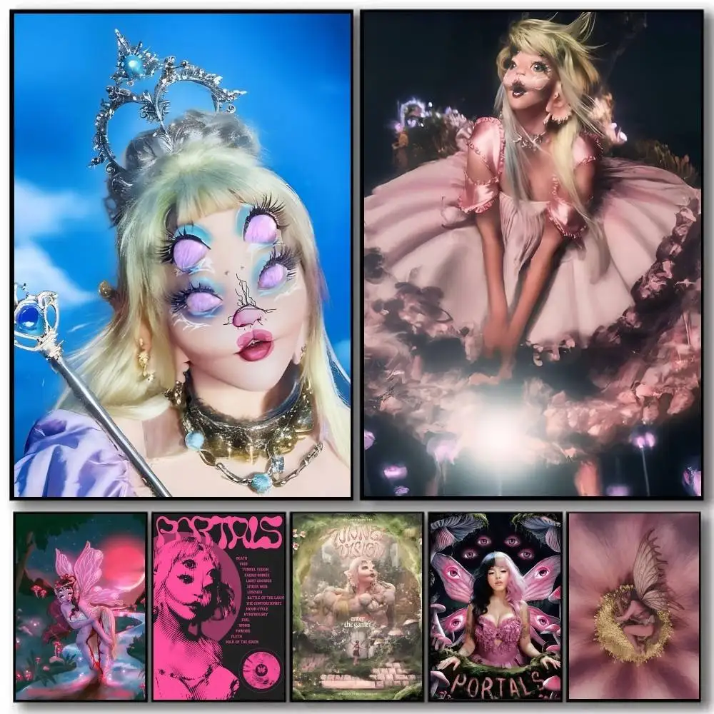 M-Melanie Portals Martinez Poster and Prints Wall Art Pictures for Modern Bedroom Game Room Home Decor