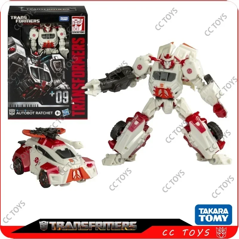 In stock Takara Tomy Transformers  Studio SeriesSS-GE 09 Ratchet Anime Toys Action Figure Gifts Hobbies