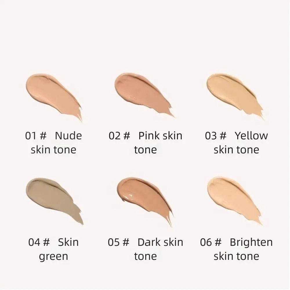 Corrector multiusos líquido a prueba de sudor crema correctora de larga duración base hidratante maquillaje