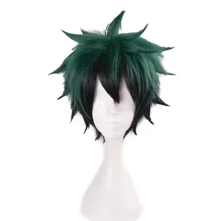 Anime My Hero Academia Cosplay Midoriya Izuku Deku Battle Cosplay Costume Unisex Costume Set Halloween Wig Hair