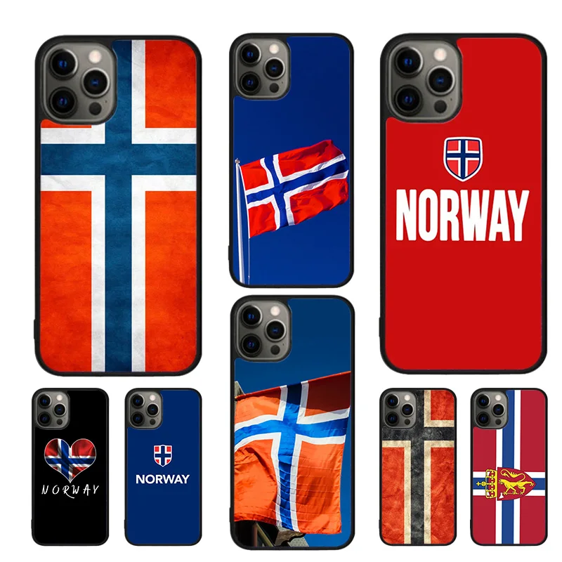 Norway Flag Mobile Phone Cases Cover For iPhone 16 15 14 12 13 mini 11 Pro MAX apple 6 7 8 Plus SE2020 Coque